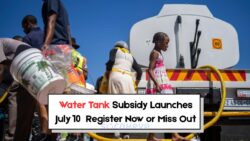 Act Fast: R2,000 Water Tank Subsidy Opens on July 10 – Secure Your Spot with Your Municipality Now!